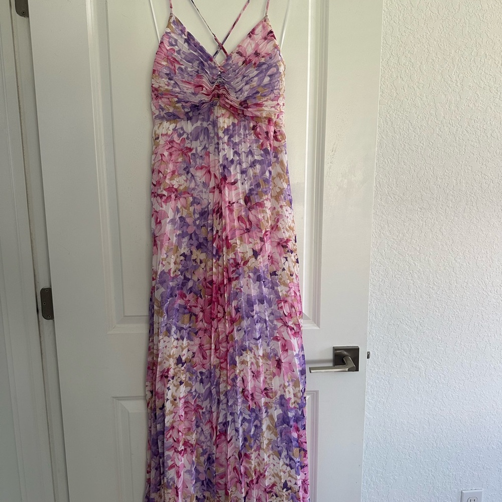 Express NWT size Small Floral Maxi Dress with Spaghetti Straps